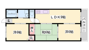 西明石駅 徒歩11分 3階の物件間取画像